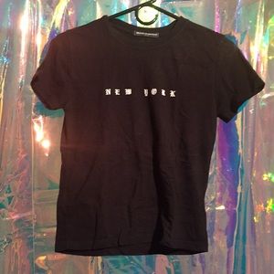 NEW YORK Embroidered Graphic Tee